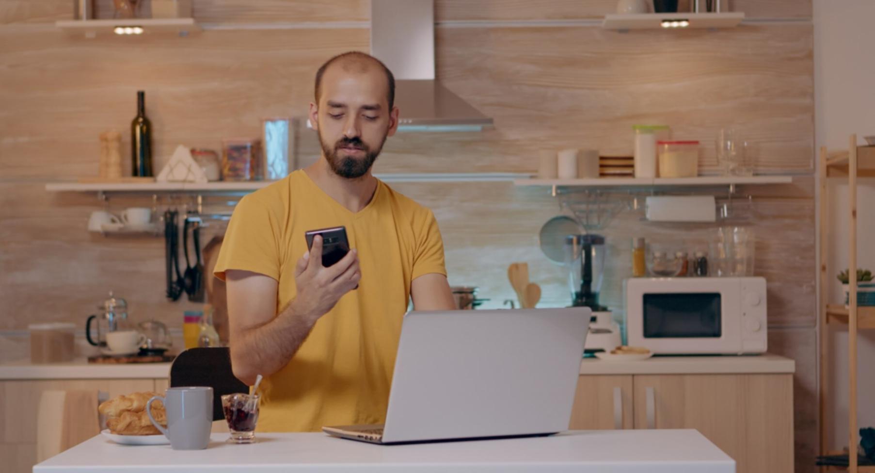 Financial data analysis and economic indicators on modern displays